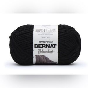 Bernat Blanket Yarn in the color Coal (3pk)
